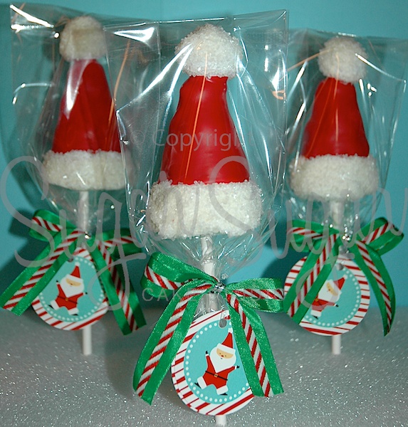 Santa Hat Cake Pops - detail (Photo Credit: SSCS)